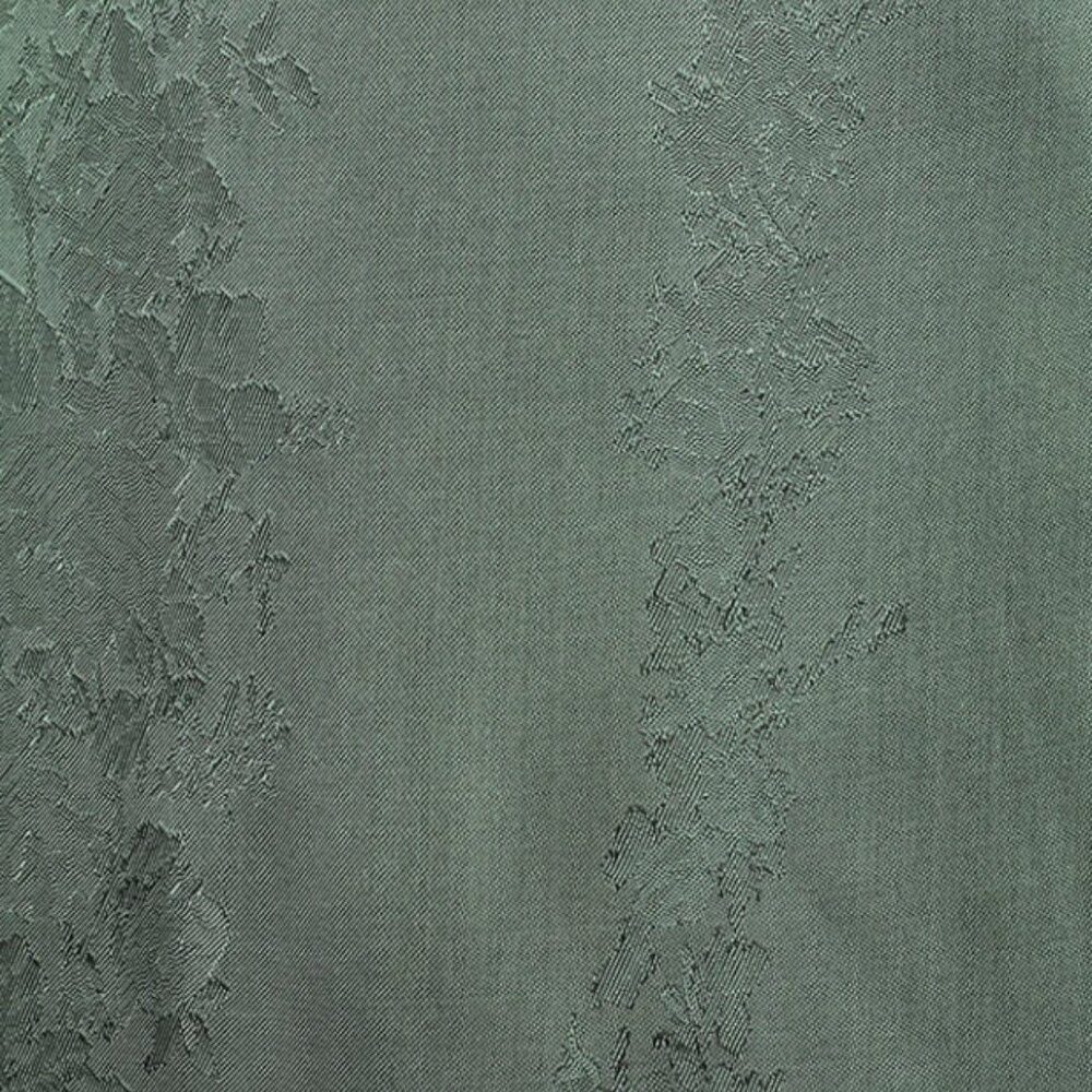 Elegantly Arrayed Emerald Green Satin Jacquard Wr… - image 5